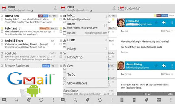 Gmail (Update) For Android-spiderorbit