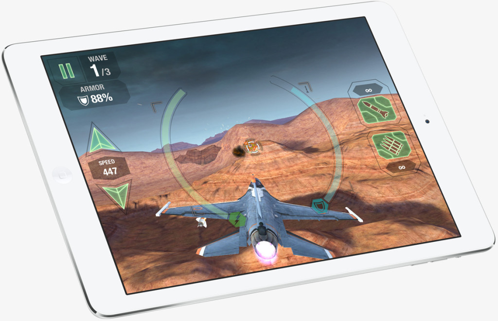 Apple iPad Air game performance-spiderorbit